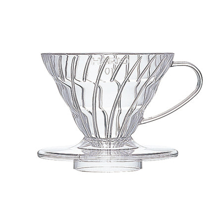 Пластмасов-01-прозрачeн Dripper Hario V60 