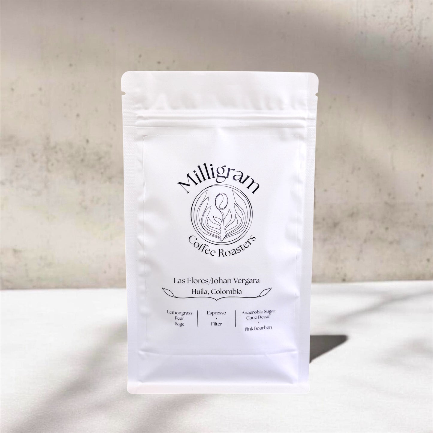 Colombia-Finca Las Flores- Pink Bourbon · Anaerobic Sugarcane EA Decaf