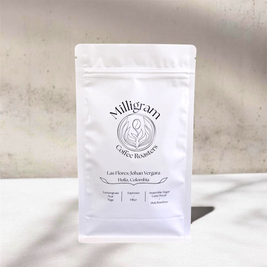 Colombia-Finca Las Flores- Pink Bourbon · Anaerobic Sugarcane EA Decaf